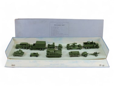 Scarce Prewar Dinky Mechanised Set 156