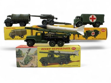 4pc Boxed Dinky Military Group