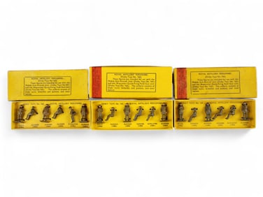3 Boxed Dinky 160 Royal Artillery Personnel