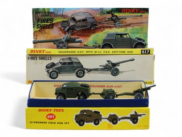 Boxed Dinky Sets 697 & 617