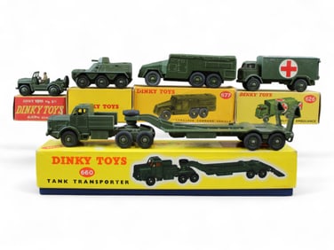 5pc Dinky Military Vehicle Group