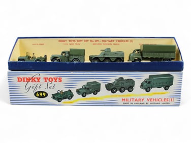 Scarce Boxed Dinky Miliary Set 699