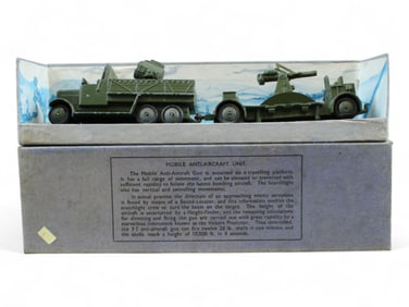 Boxed Dinky 161 Mobile Anti-Aircraft Unit