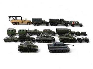 Diecast Military Vehicles Incl. Solido