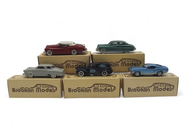5 Brooklin 1:43 Scale Model Cars
