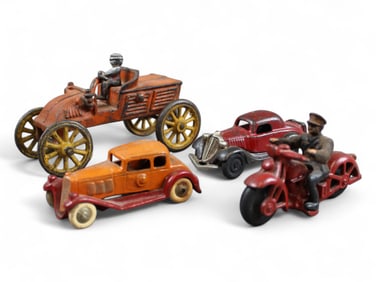 4pc Cast Iron Vehicle Group