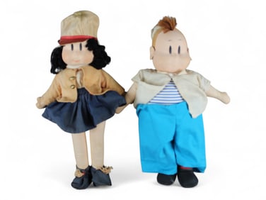 Little Lulu & Tubby Cloth Character Dolls