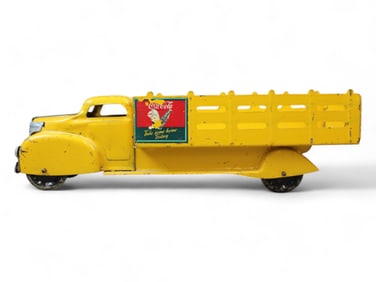 Marx Pressed Steel Coca Cola Delivery Stake Truck