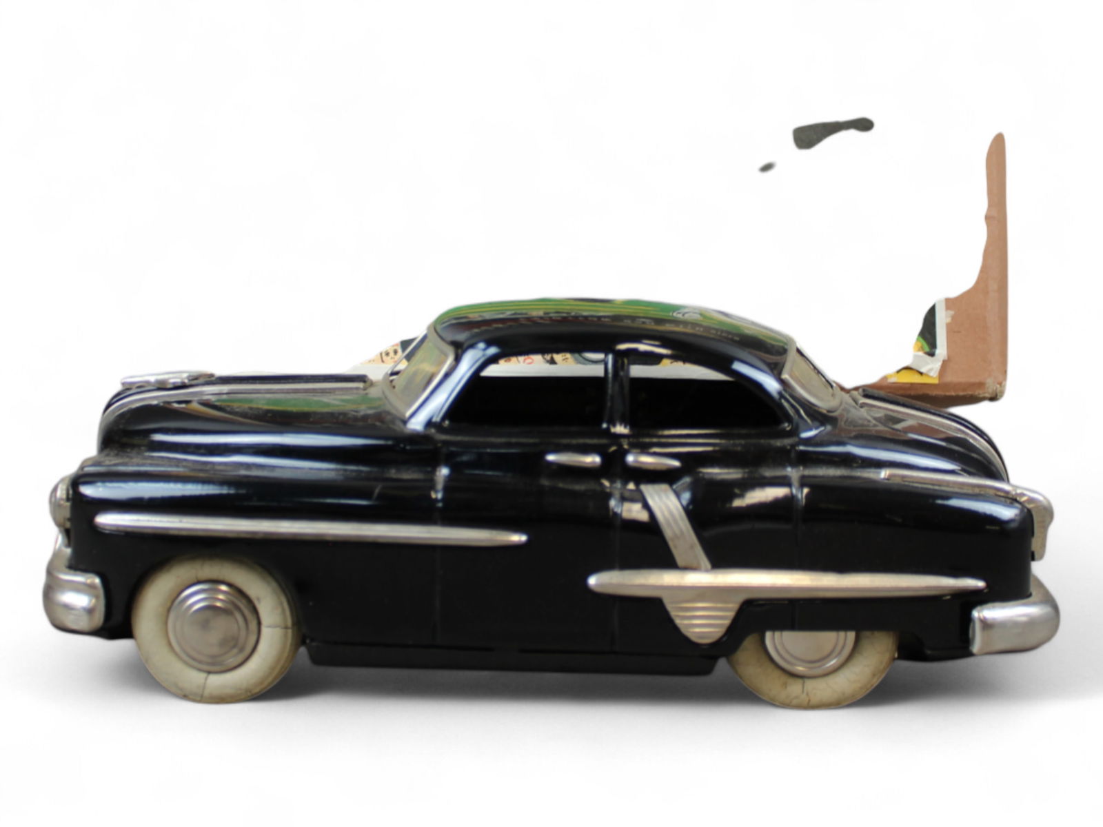 ⭐️Yonezawa Friction Powered Champion Car Yonezawa Toys (Y) ca. 1950s Tin Lithographed Friction