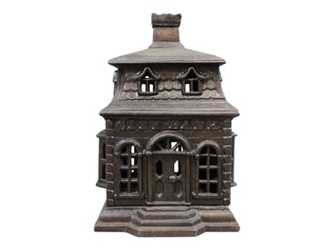 Large City Bank With Chimney