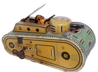 Marx Wind Up Tin Tank.