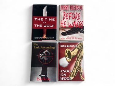 (28) Mystery Books - Author B, 10 Signed