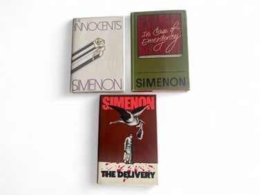 (3) Simenon U.S. 1sts in Dust Jackets