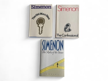 (5) Simenon U.S. 1sts in Dust Jackets