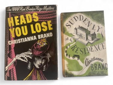 (2) Signed 1sts by Christianna Brand
