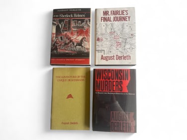 (4) August Derleth UK 1sts, 3 in DJs