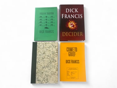 (26) Mystery Authors "F", 9 Signed Francis