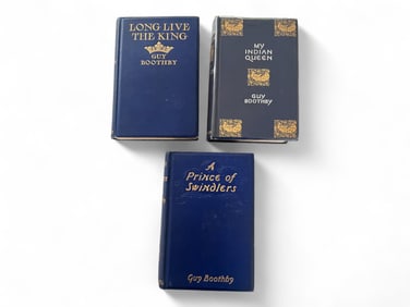 Guy Boothby (3) UK 1sts Gilt Boards