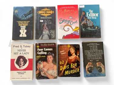 (80) Detective & Mystery Paperbacks