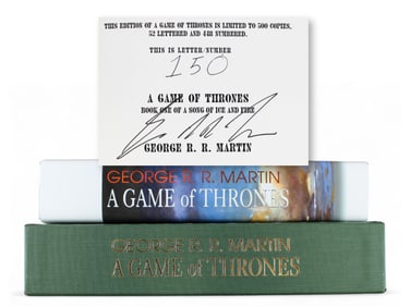 George R.R. Martin Game of Thrones Signed Limited