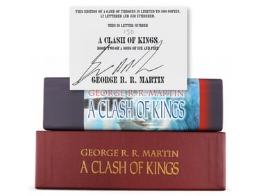 George R.R. Martin A Clash of Kings Signed Limited