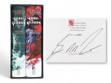 George R.R. Martin Storm of Swords Signed Limited