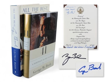 (2) George W. Bush Signed Books
