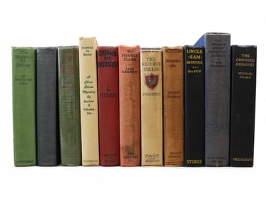 (11) Detective & Mystery Hardcovers No Jackets