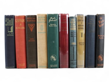 (10) Detective & Mystery Hardcovers No Jackets