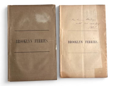 (2) Pamphlets on Brooklyn Ferries