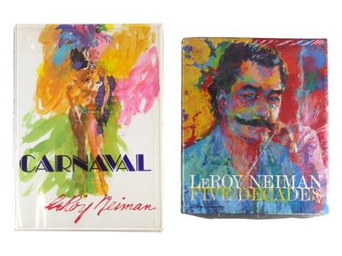 Leroy Neiman. Lot of Two Signed Books