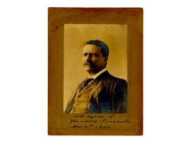 Theodore Roosevelt Signed Photo (1904)