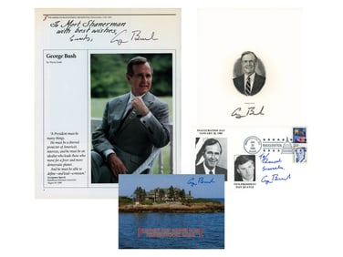 George H.W. Bush Autograph Collection