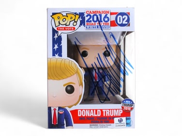 Donald Trump Signed Funko Pop - GA
