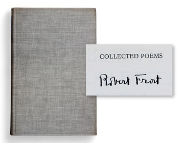 Robert Frost Signed Collected Poems (1930)