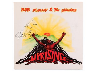 Bob Marley Signed Uprising Album - REAL