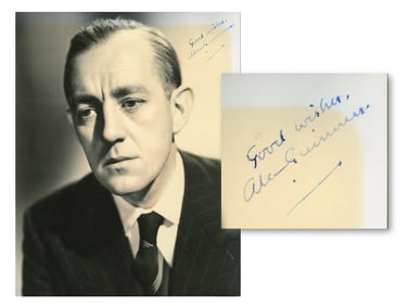 Alec Guinness Signed Photograph