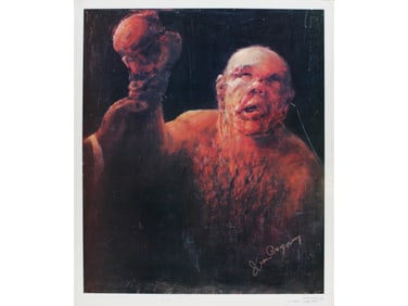 James Cagney Signed "Boxer" Poster - JSA