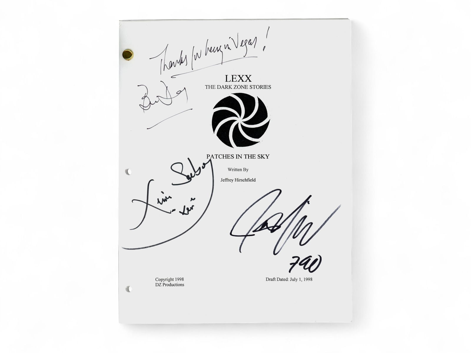 (4) LEXX Sci-Fi TV Scripts, 2 Signed (1 of 4)