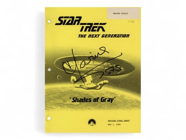 (3) Marina Sirtis Signed Star Trek: TNG Scripts