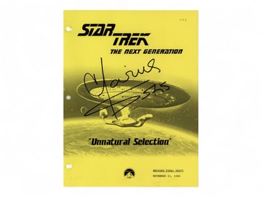(3) Marina Sirtis Signed Star Trek: TNG Scripts