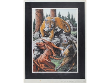 Puma Blues #20 Original Cover Art (1989)