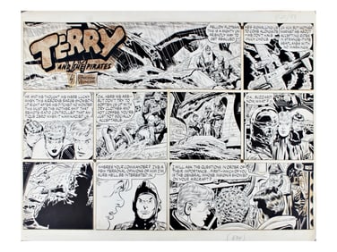 George Wunder Terry & the Pirates 1/25/53