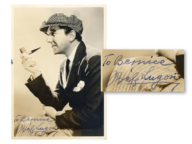 Bela Lugosi Signed Photo - JSA