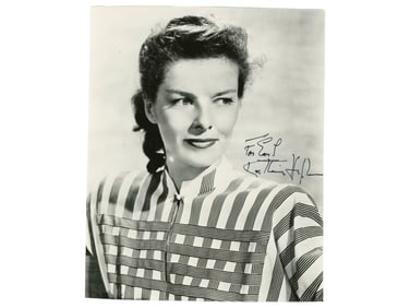 Katharine Hepburn Signed Photo - JSA