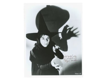 Margaret Hamilton Signed Photo - JSA