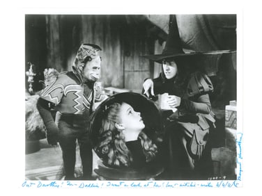 Margaret Hamilton Signed Photo - JSA