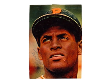Roberto Clemente Signed Magazine Page - JSA
