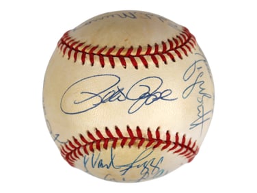 3000 Hit Club Multi-Signed Ball - JSA