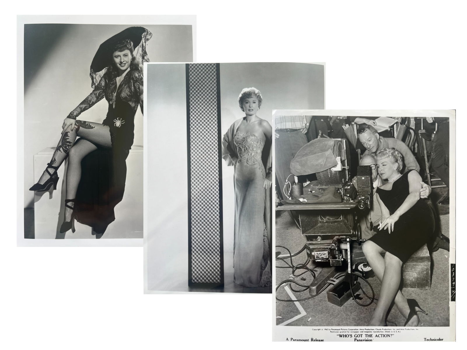 Barbara Stanwyck & Lana Turner Photo Lot (1 of 9)